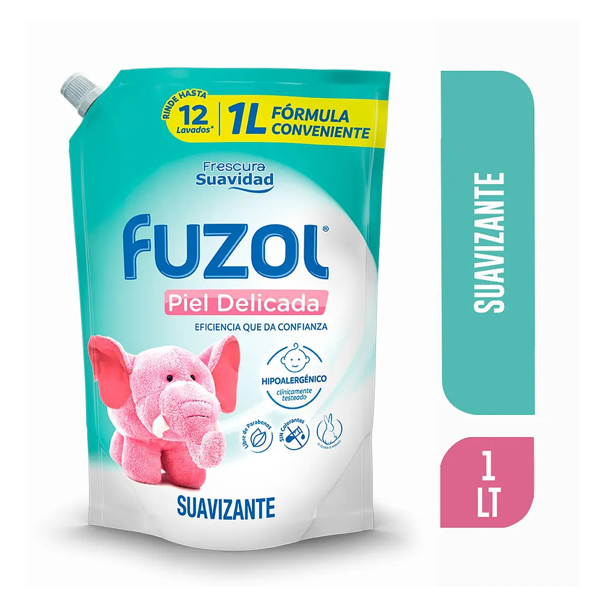 Suavizante Liquido Piel Delicada Doypack 1 Lt Fuzol