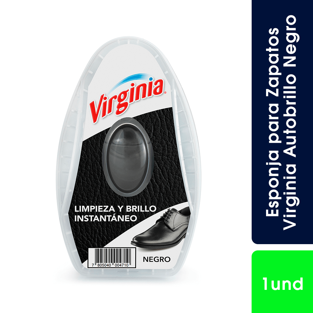 Esponja para Zapatos Autobrillo Negro 1un Virginia