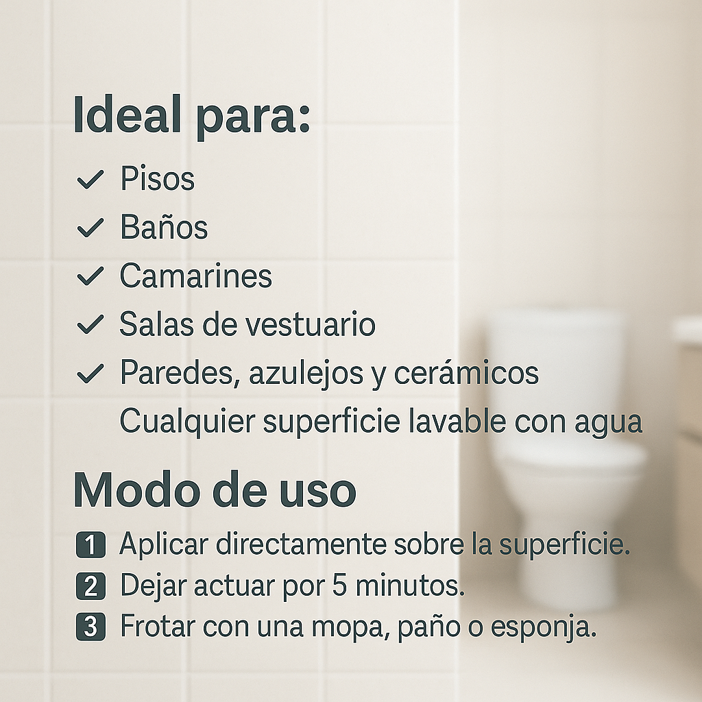 Limpiador Desincrustante Sarro Acid Mousse 5L Vapohouse