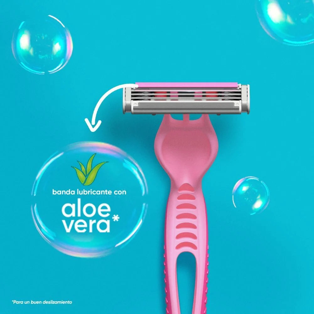 Máquina Para Afeitar Aloe Vera Venus 3 Laminas 1u Gillette