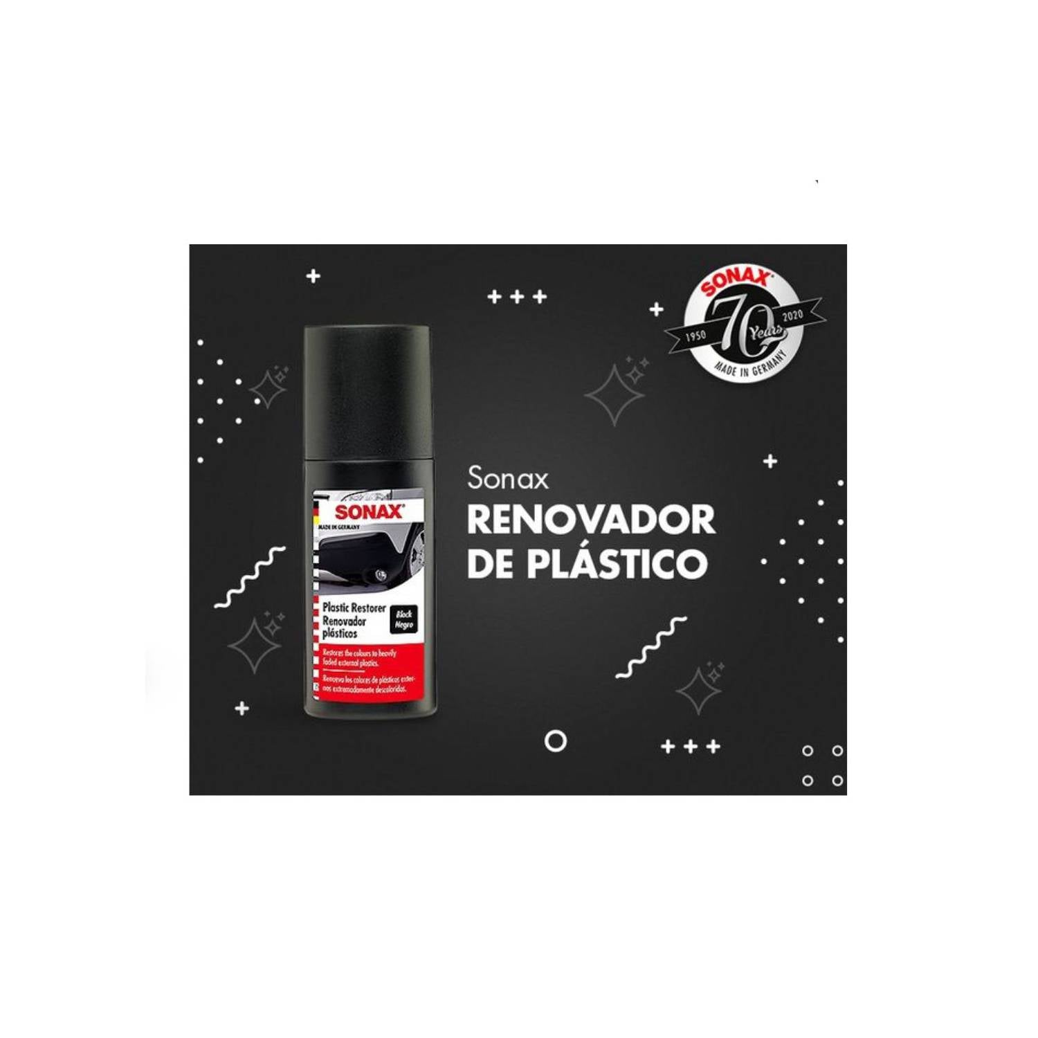 Renovador Plástico Negro 100ml Sonax