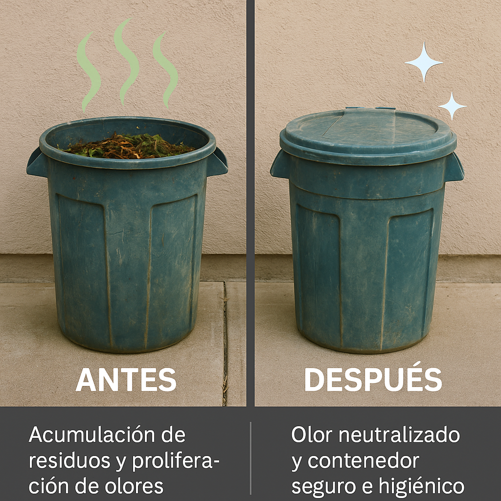 Eliminador De Mal Olor Fosas Sépticas, Basurereros Ato Fraiche 1L Vapohouse