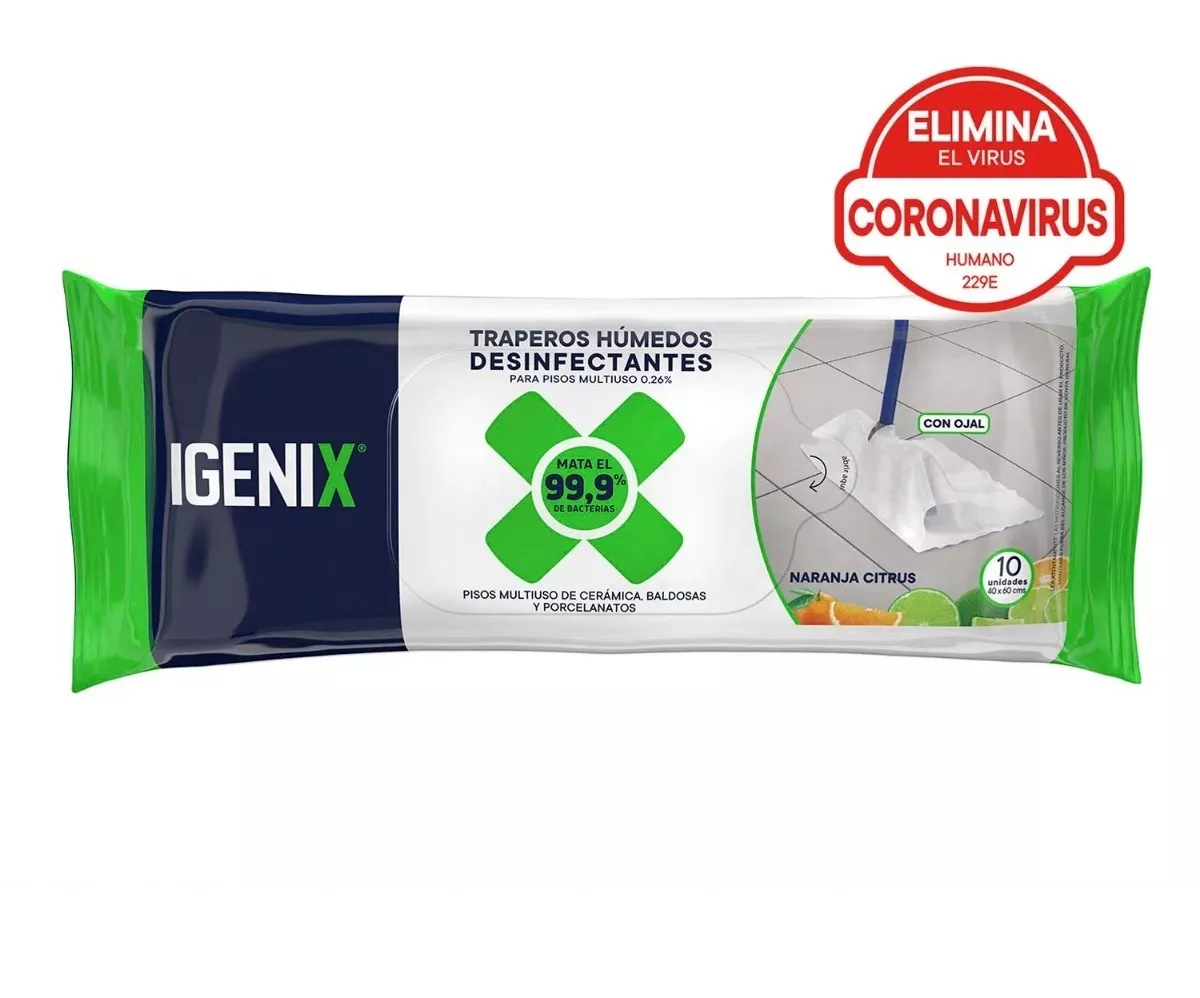 Trapero Humedo Naranja Citrus 10u Igenix