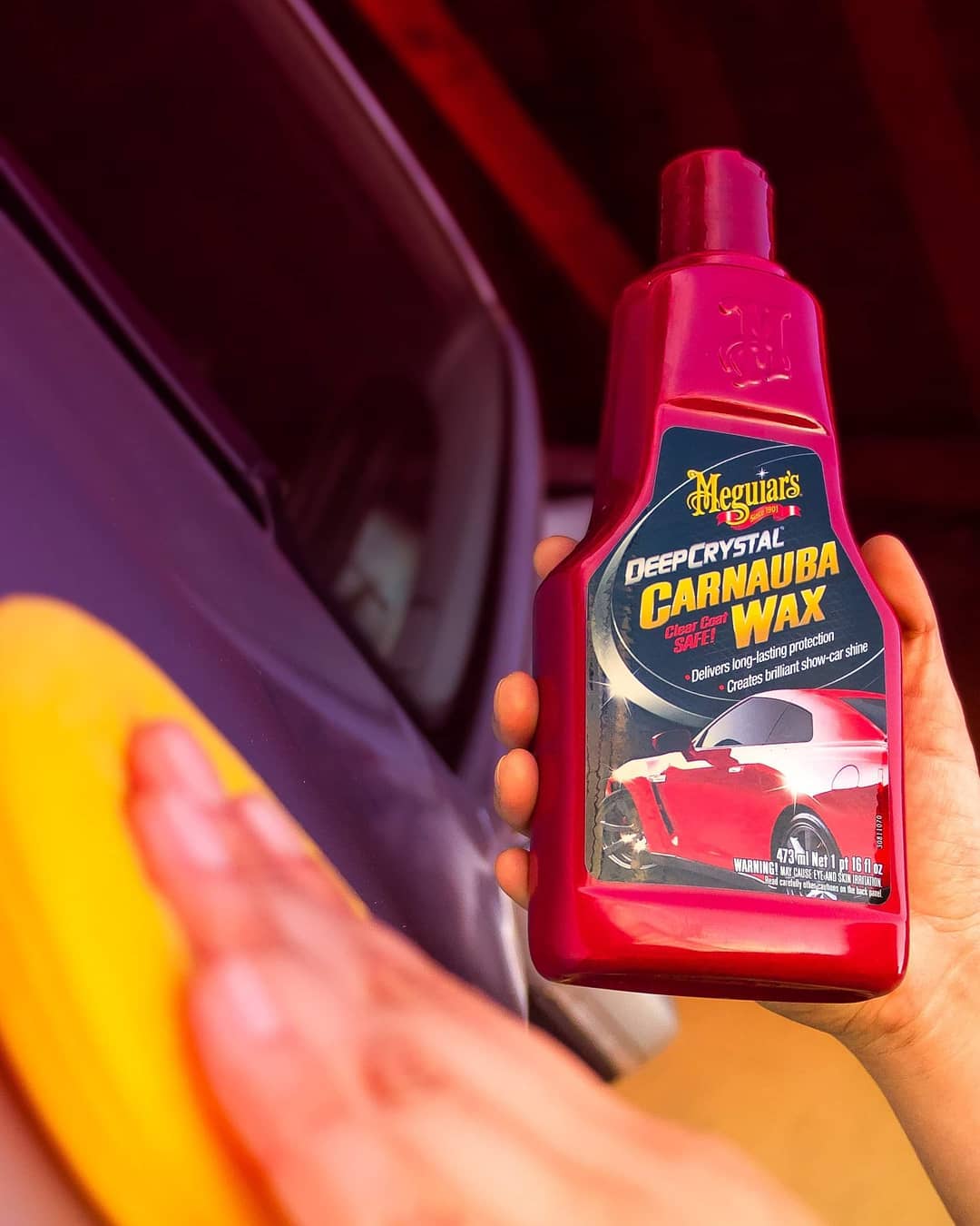 Cera para Auto Deep Crystal Carnauba Wax 473ml · Meguiar's (A2216)