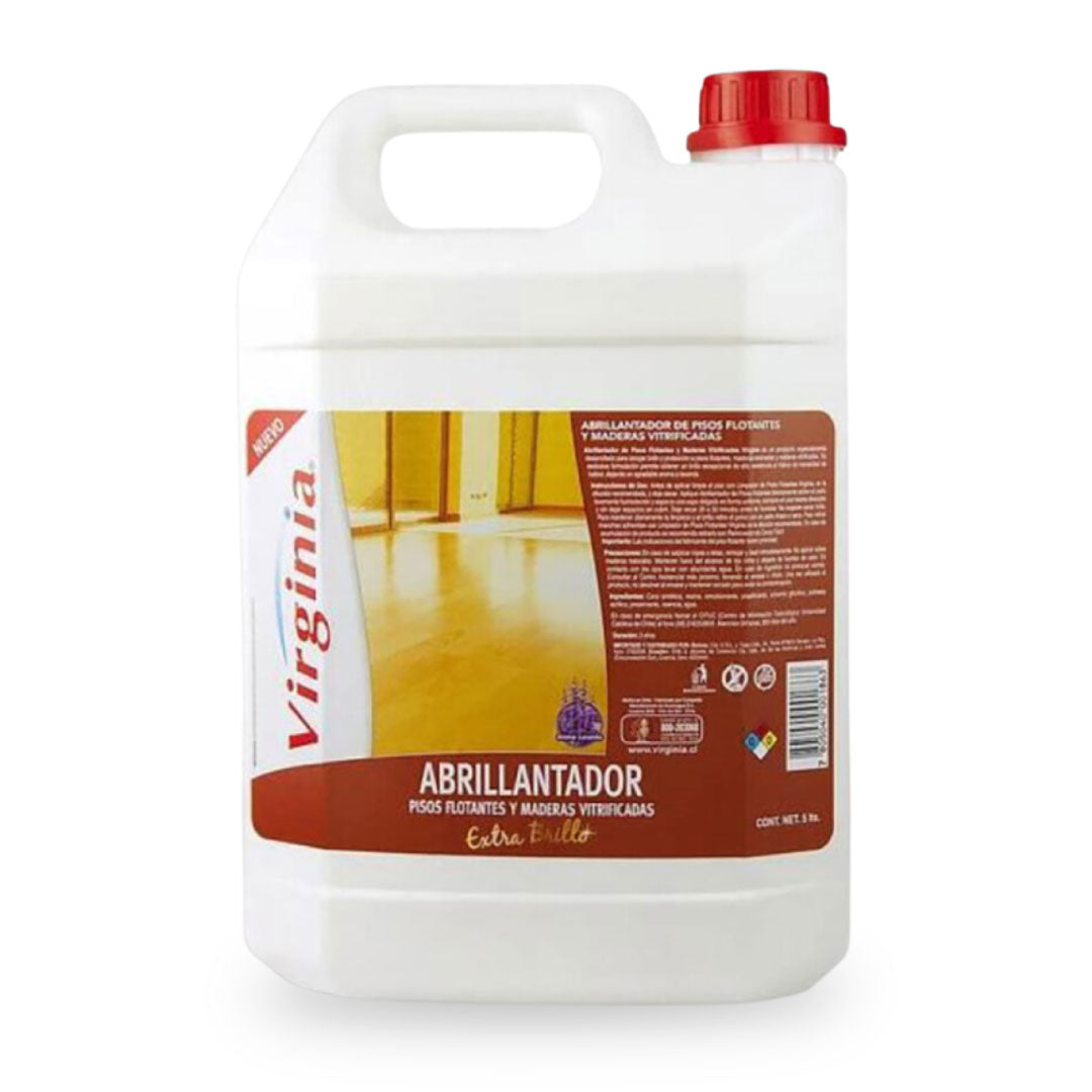 Abrillantador Piso Flotante Lavanda 5L Virginia