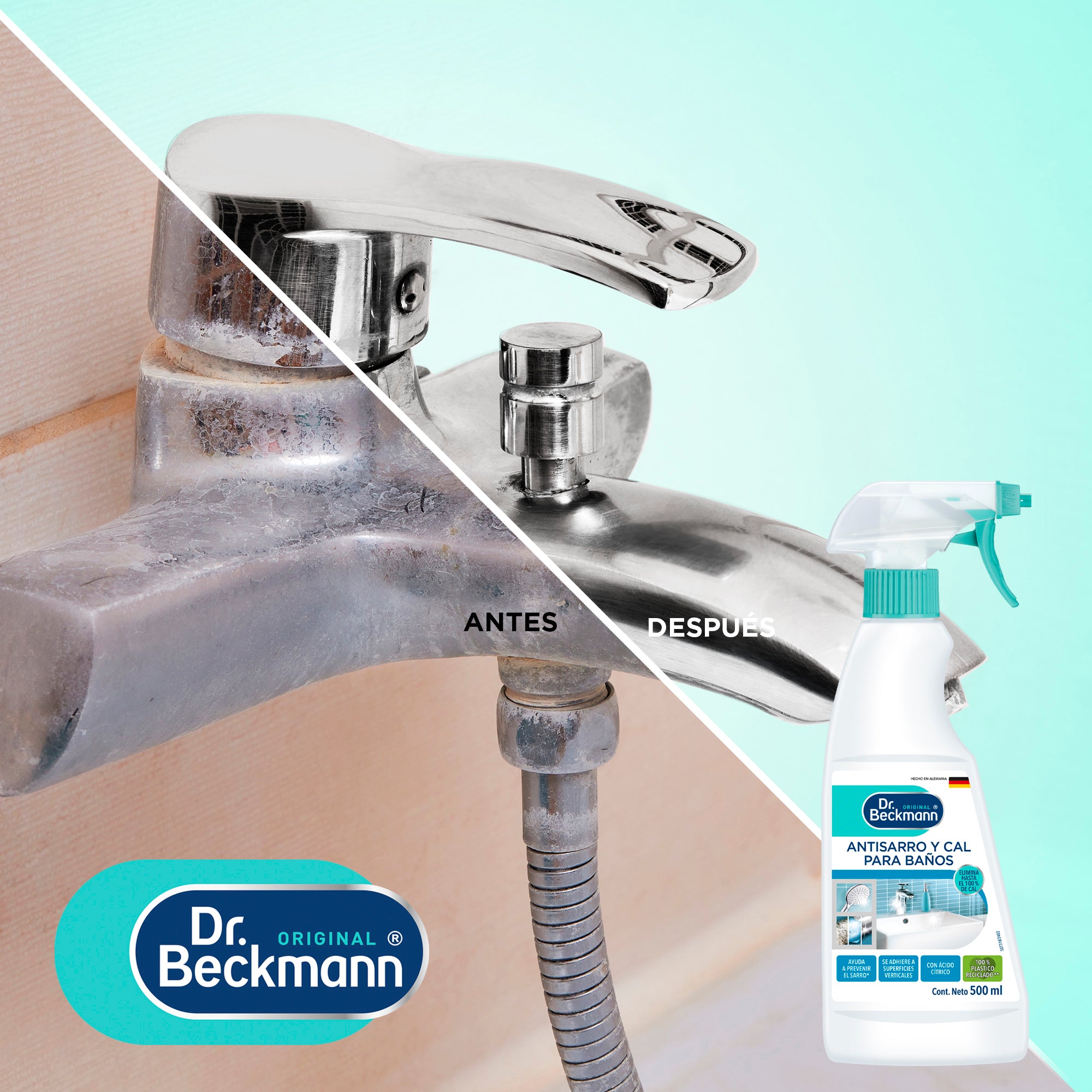Limpiador Antisarro Y Cal Para Baño Gatillo 500ml Dr.Beckmann
