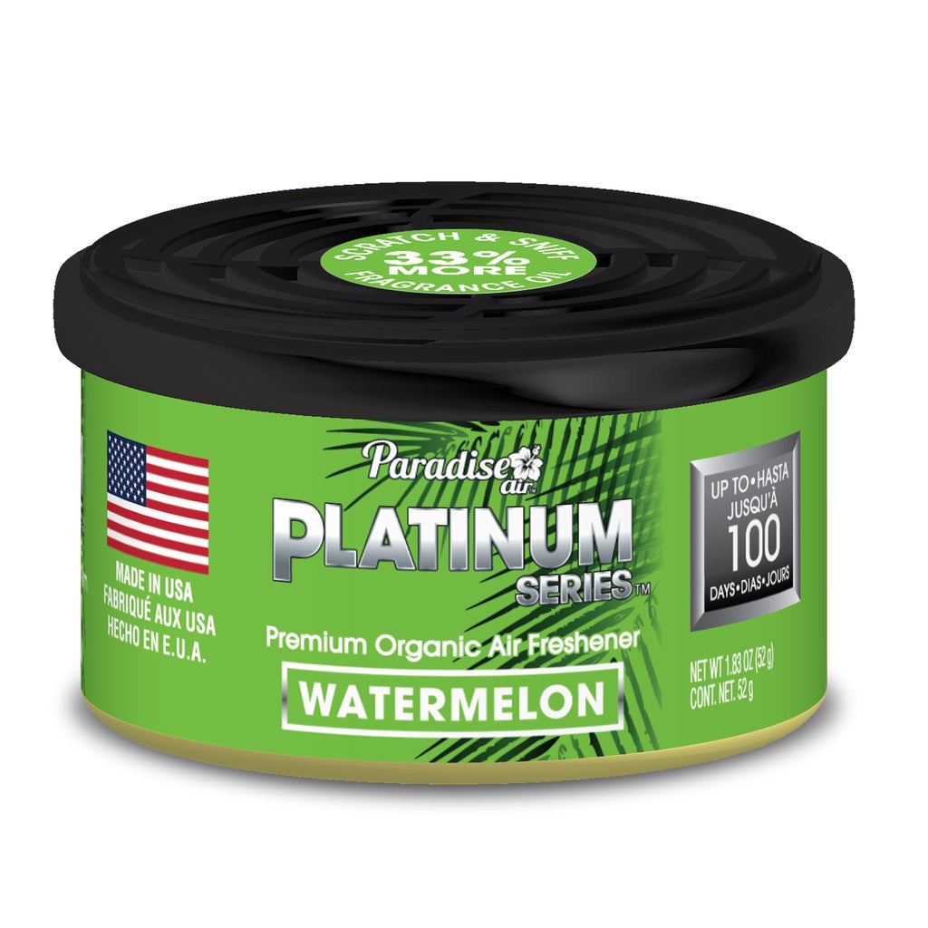 Aromatizante Para Autos Series Organic Platinum Air Watermelon 1u (PL-12016CT144) Paradise