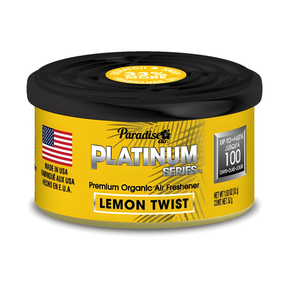 Aromatizante Para Autos Series Organic Platinum Air Lemon Twist 1u (12012) Paradise
