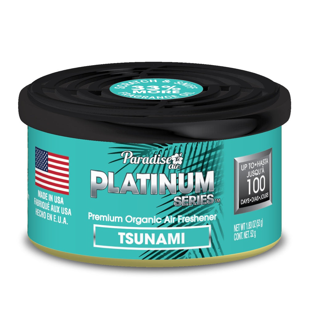 Aromatizante Para Autos Series Organic Platinum Air Tsunami 1u (PL-12044CT144) Paradise