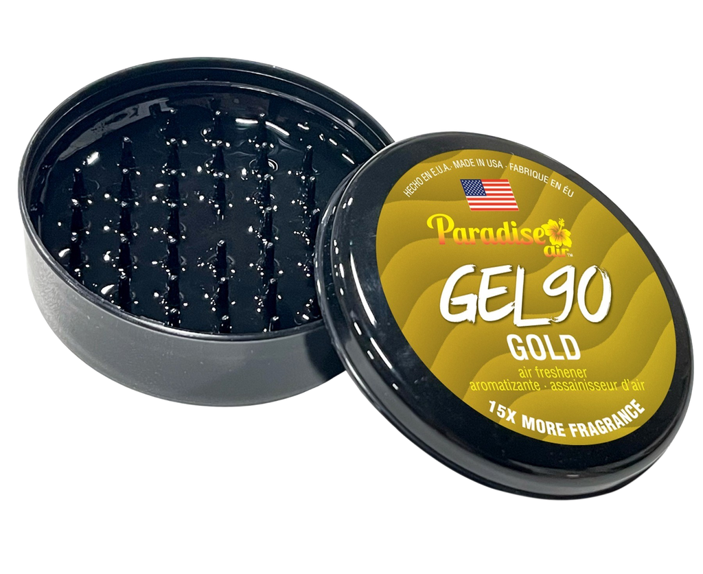 Aromatizante Para Autos Slim Gel Air Freshener Gold ( SLG-12010TR216-Q) Paradise