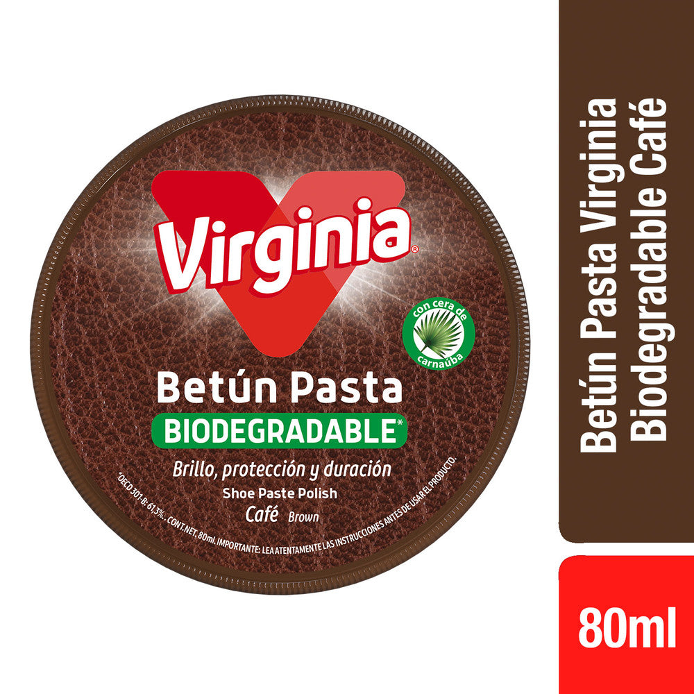 Betun Pasta Biodegradable Cafe 80ml Virginia