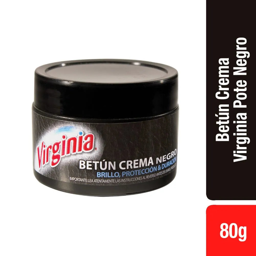 Betun Pasta Crema Negro 80ml Virginia
