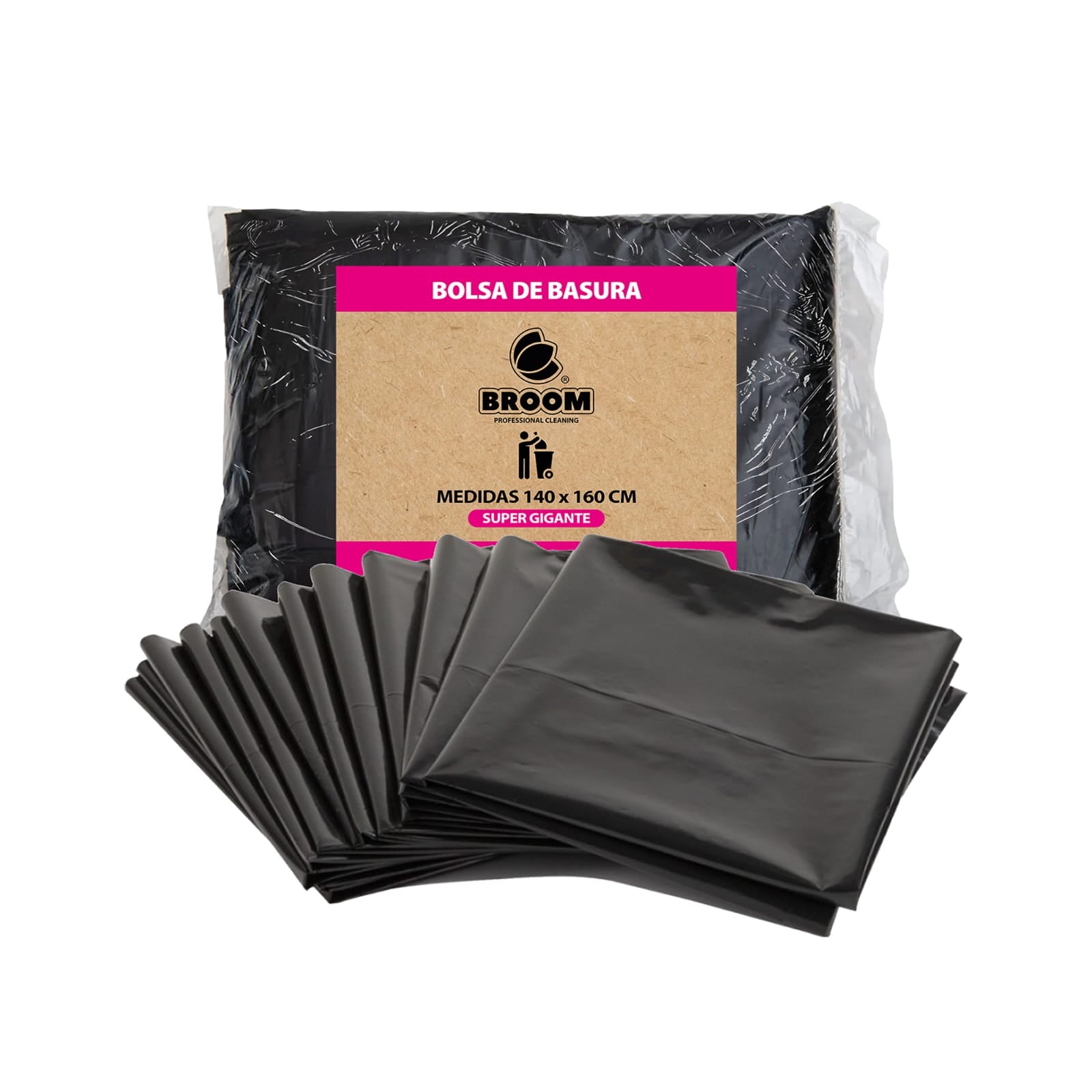 Bolsas De Basura 140x160 10u Broom