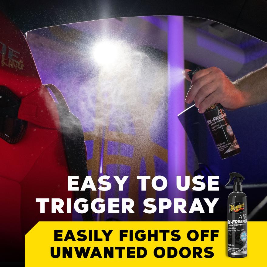 Aromatizante Para Autos Trigger Air Re Fresher Black Chrome 237ml (G250708) Meguiar’s