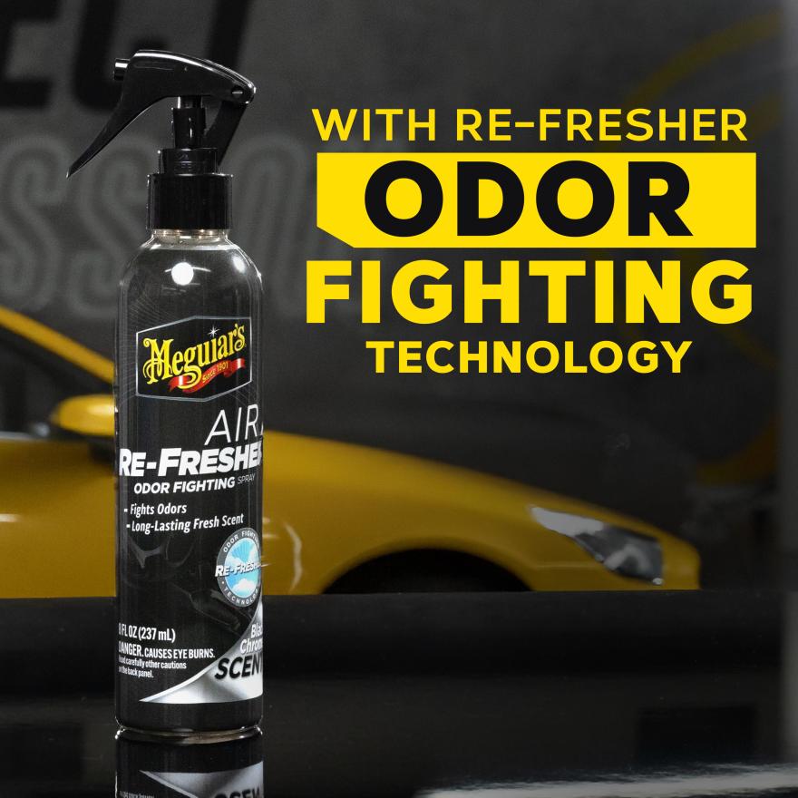 Aromatizante Para Autos Trigger Air Re Fresher Black Chrome 237ml (G250708) Meguiar’s