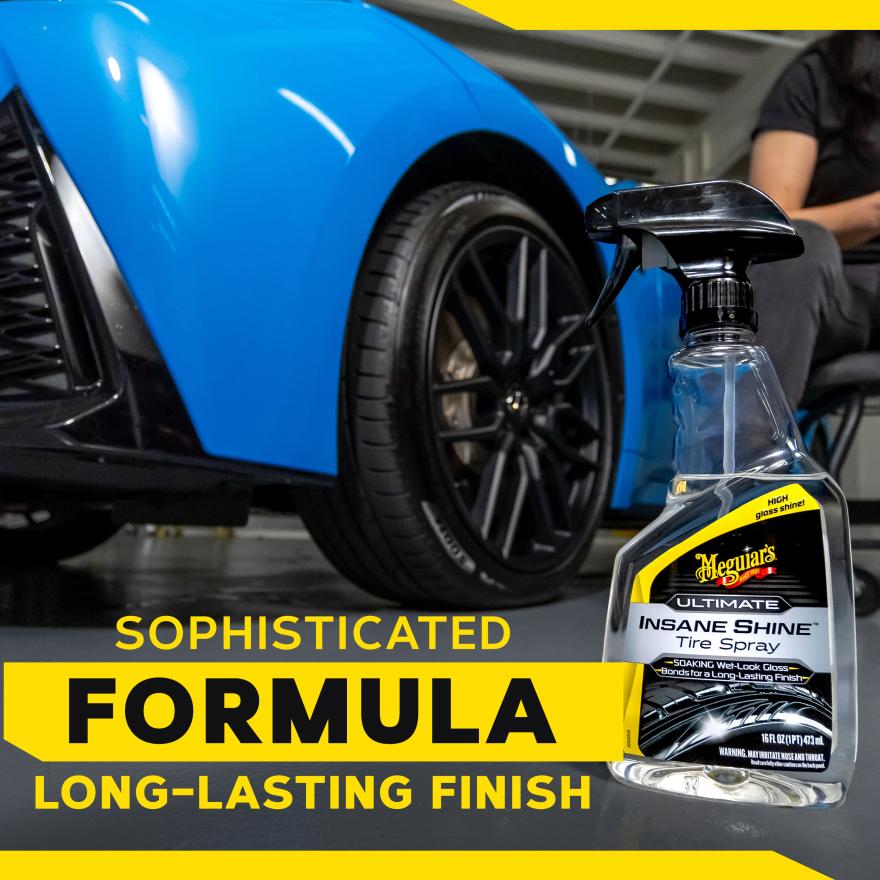 Renovador De Neumaticos Ultimate Insane Shine Tire Spray 473g (G250816) Meguiar’s