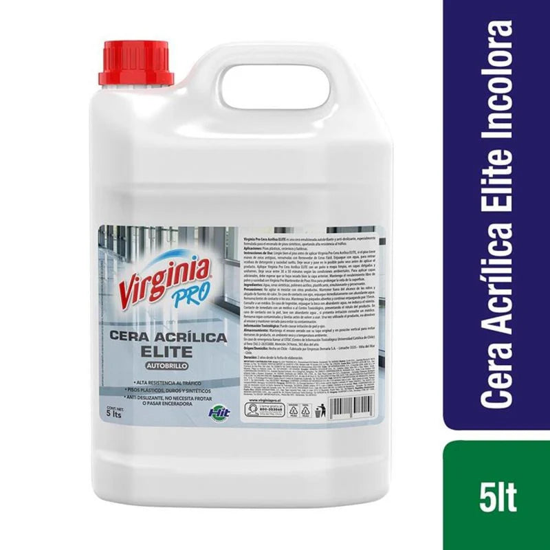 Cera Liquida Acrilica Elite 5L Virginia