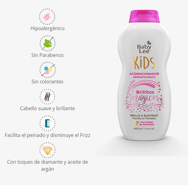 Acondicionador Kids Brillitos Mágicos 400ml babylee