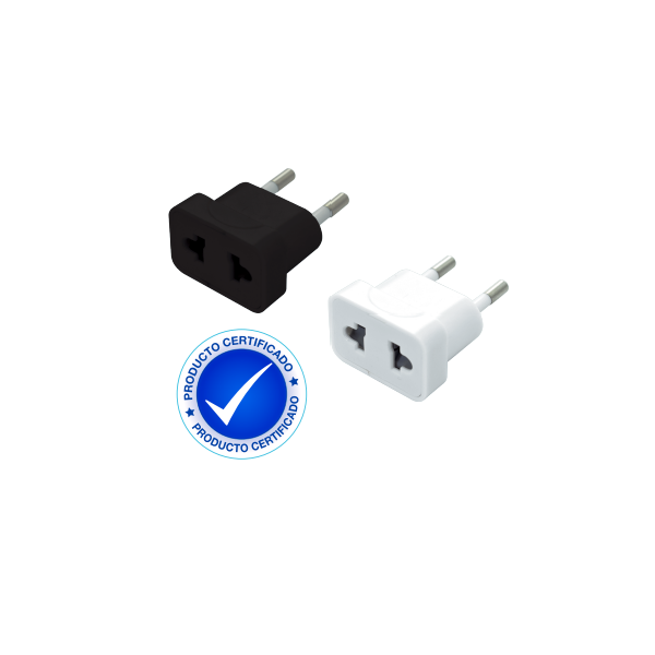 Adaptador Enchufe Americano Blanco 10a Lexo