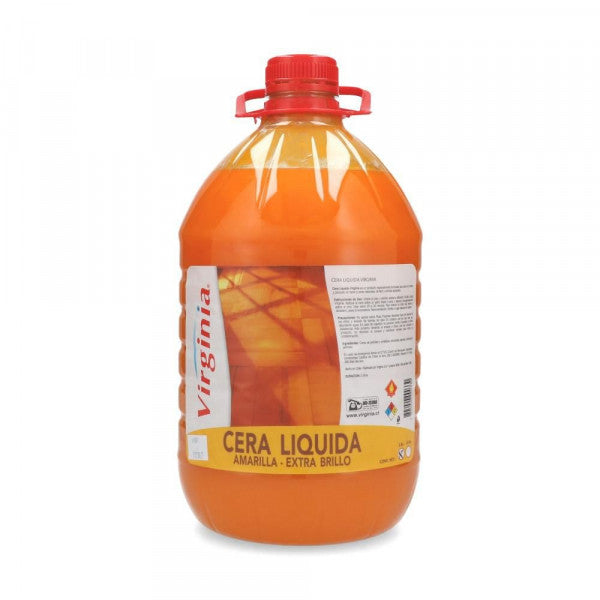 Cera Liquida Extra Brillo Amarillo 5L Virginia