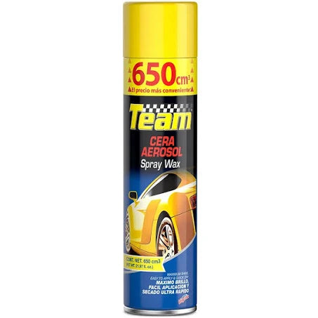 Cera Para Auto Aerosol 650cm³ Team
