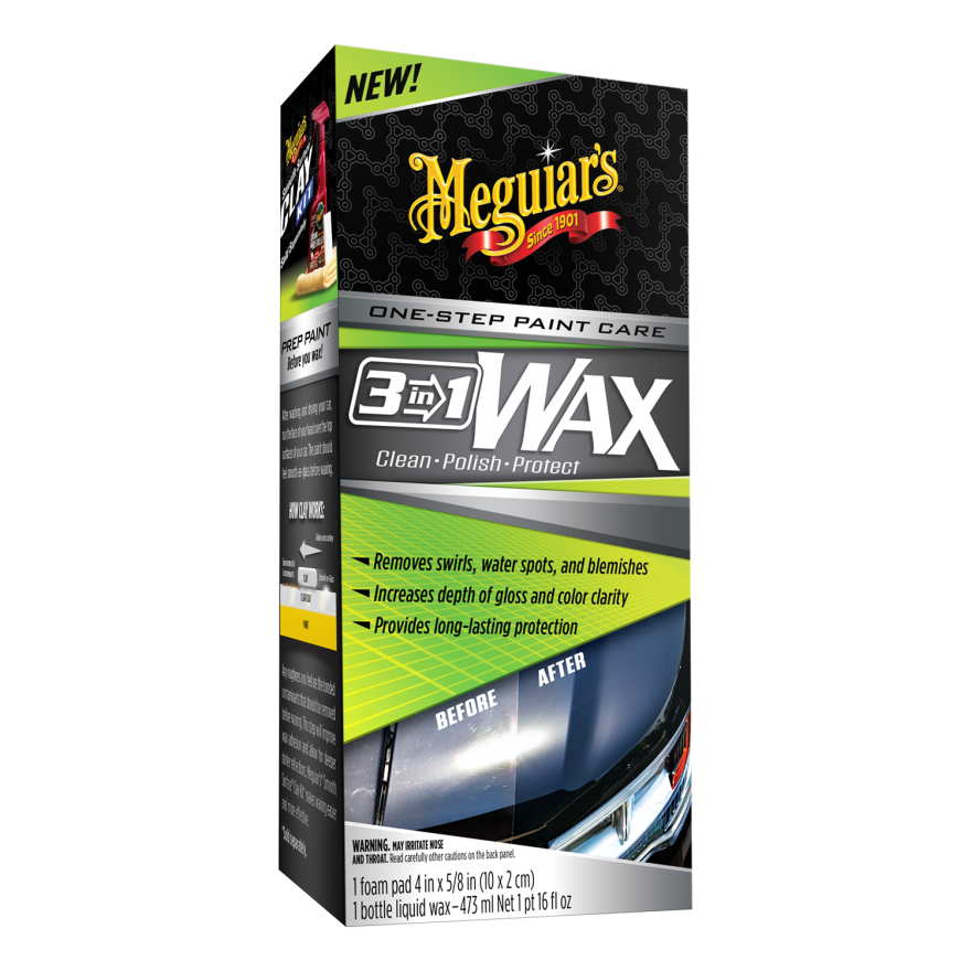 Cera Para Auto One Step Paint Care 3 In 1 Wax 473ml (G191016) Meguiar’s
