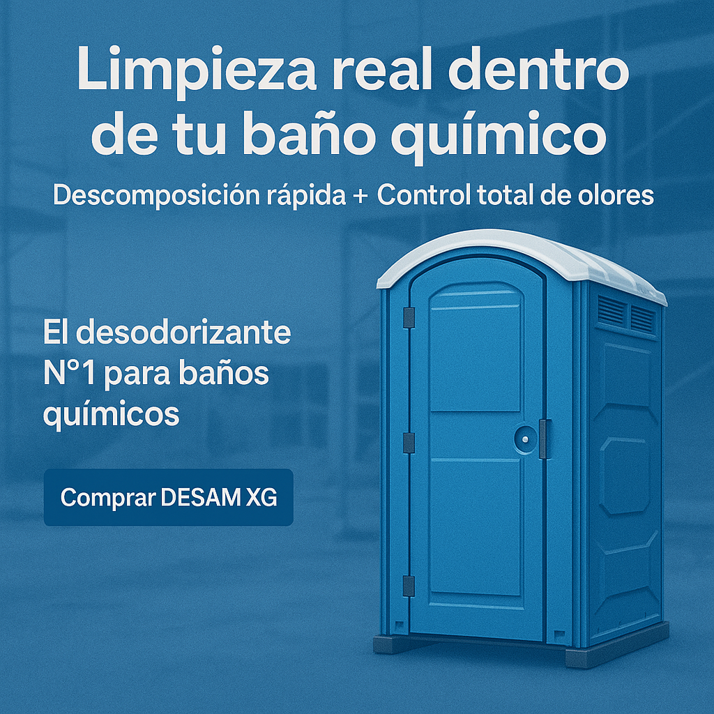 Líquido Desodorante Disgregante para Baño Químico Desam 1L Vapohouse