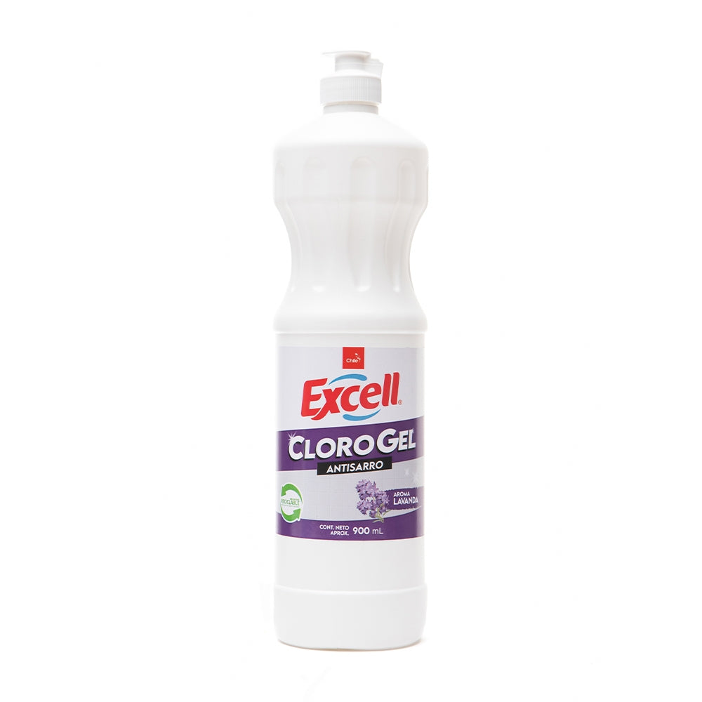 Cloro Gel Antisarro Lavanda 900cc Excell
