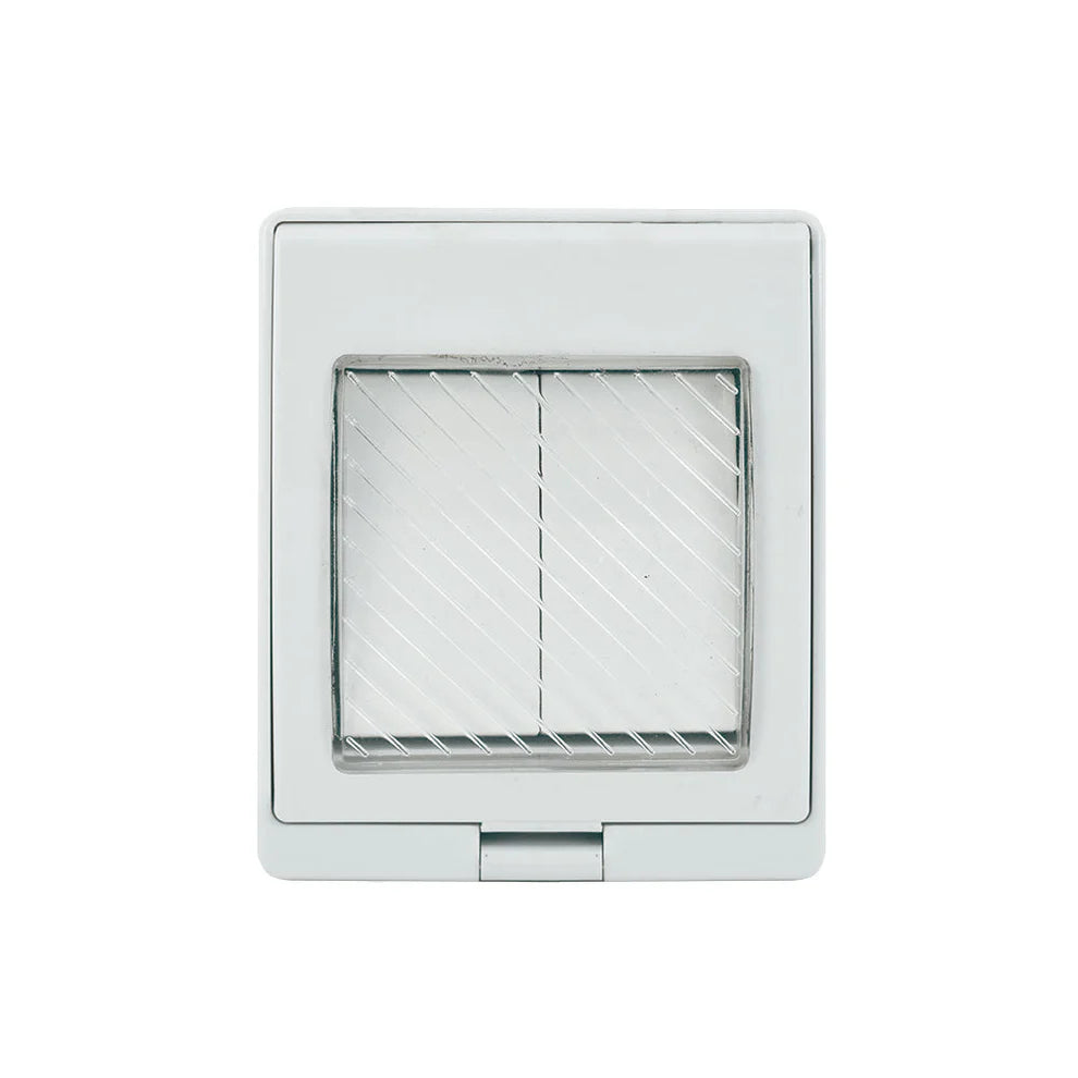 Conector Ip55 Con Interruptor Doble 10a 250v Blanco Lexo