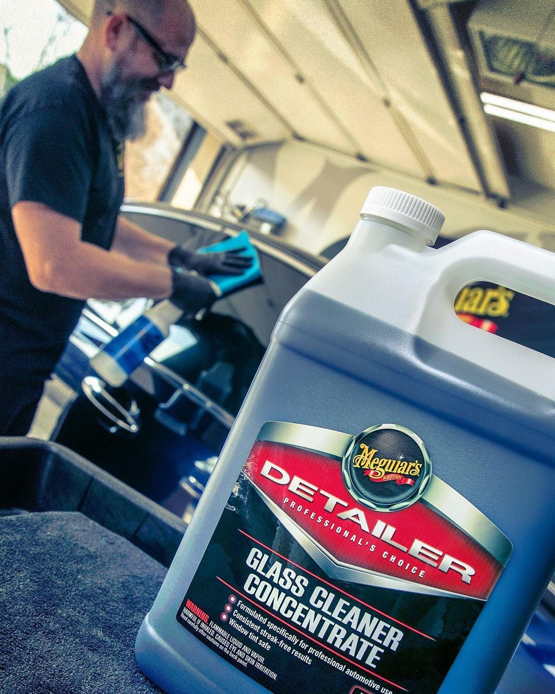 Limpia Vidrios Glass Cleaner Concentrate 3.79L (D12001) Meguiar’s