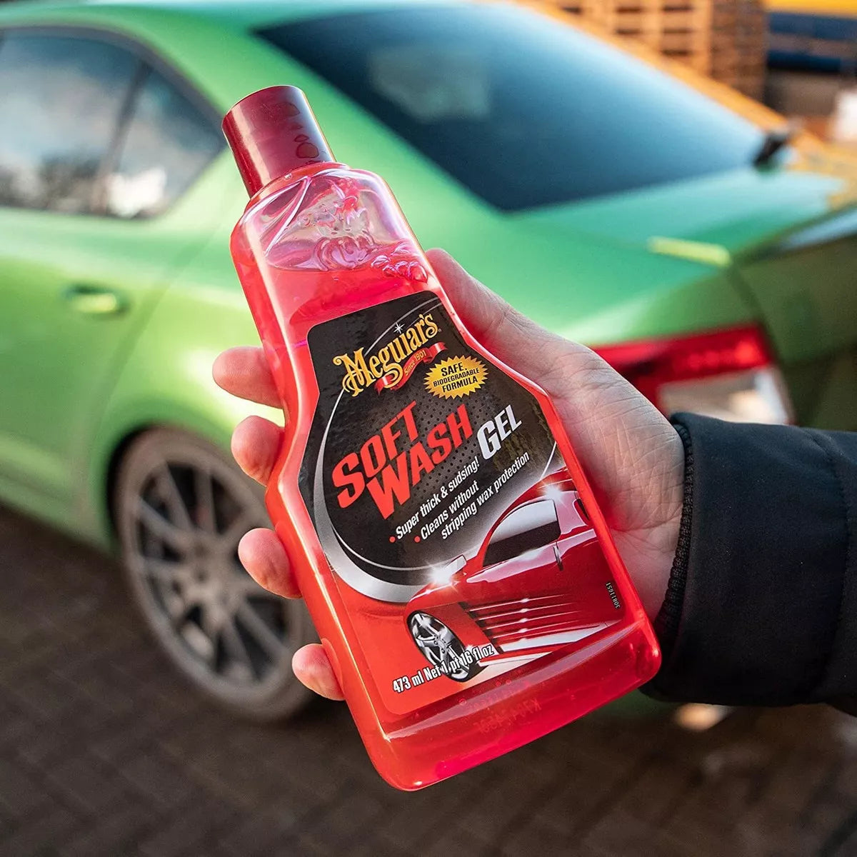 Shampoo Para Autos Soft Wash Gel 473ml (A2516) Meguiar’s