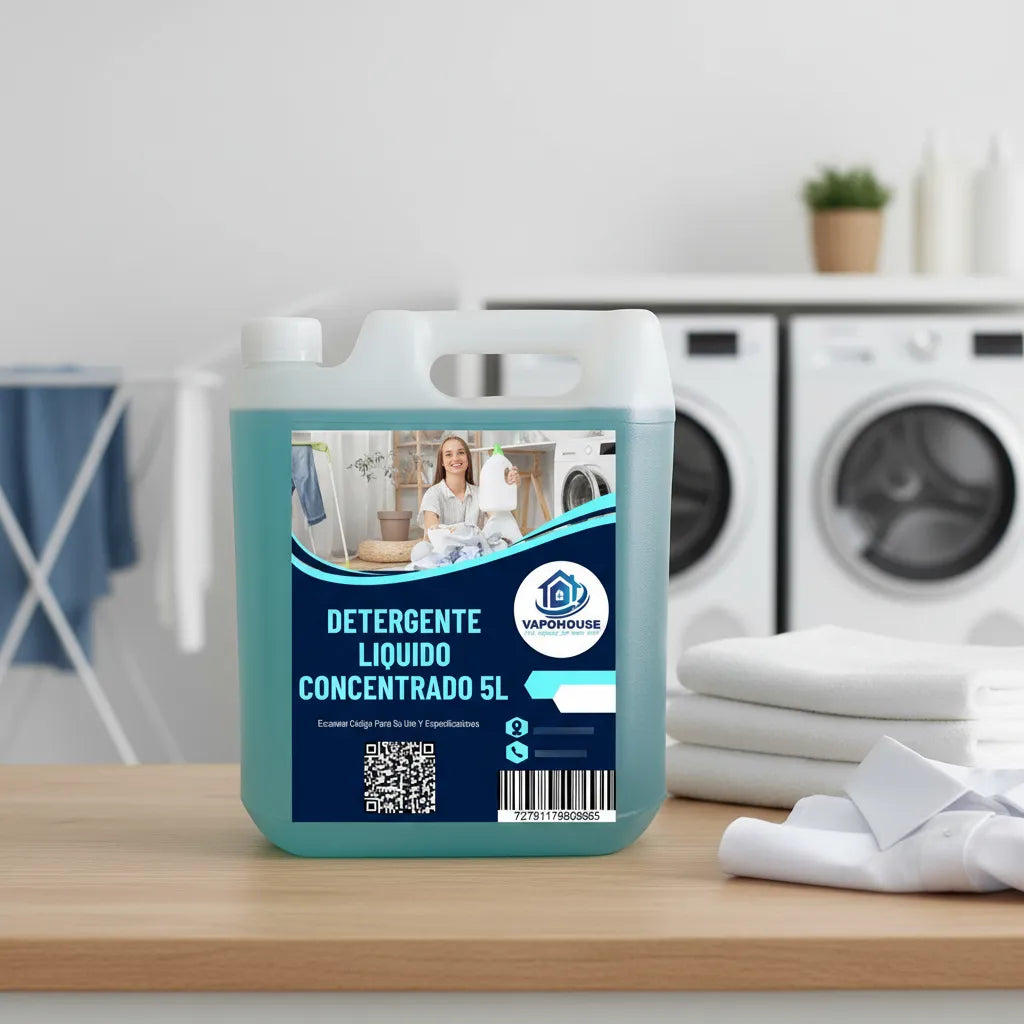 Detergente Liquido Concentrado 5L Vapohouse