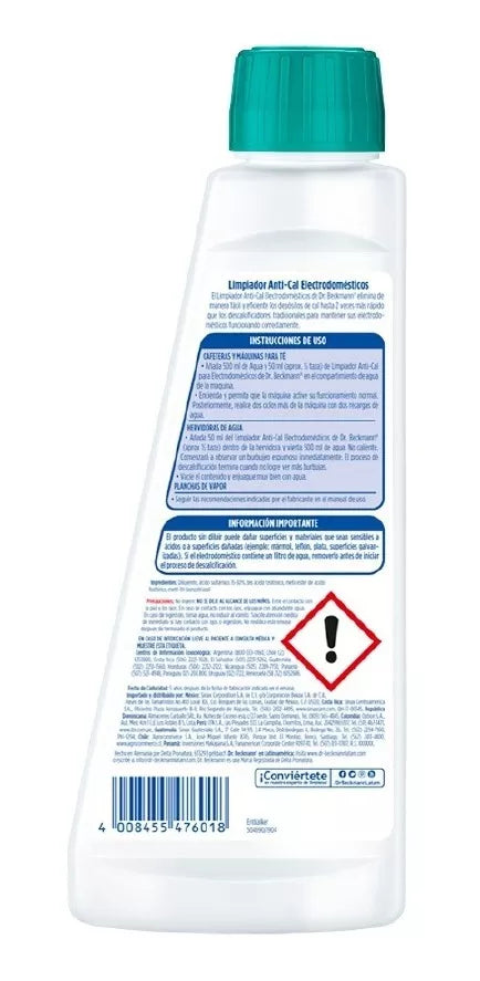 Limpiador Anti-Cal 250ml Dr.Beckmann