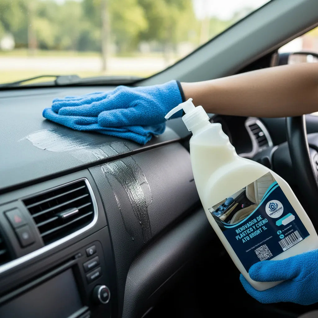 Renovador De Plastico Y Cuero Ato Bright 1L Vapohouse