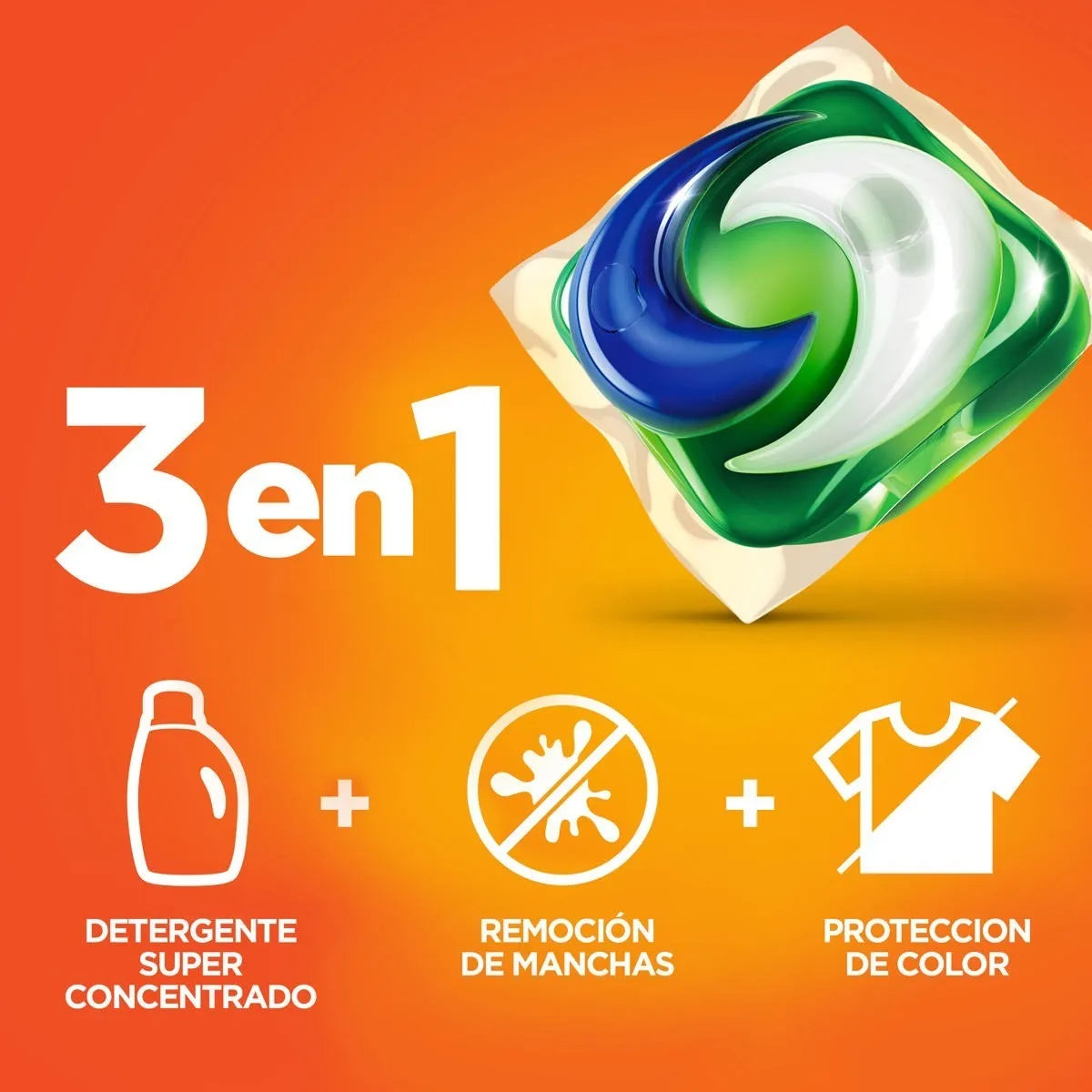 Detergente Capsulas Pods 81u 3 en 1 Tide