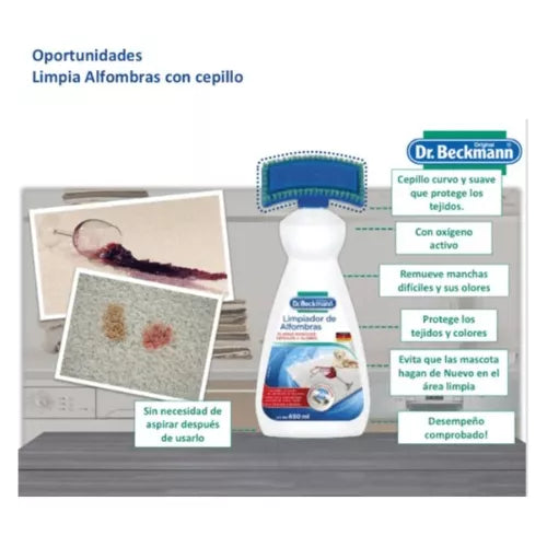 Limpiador De Alfombras 650ml Dr.Beckmann