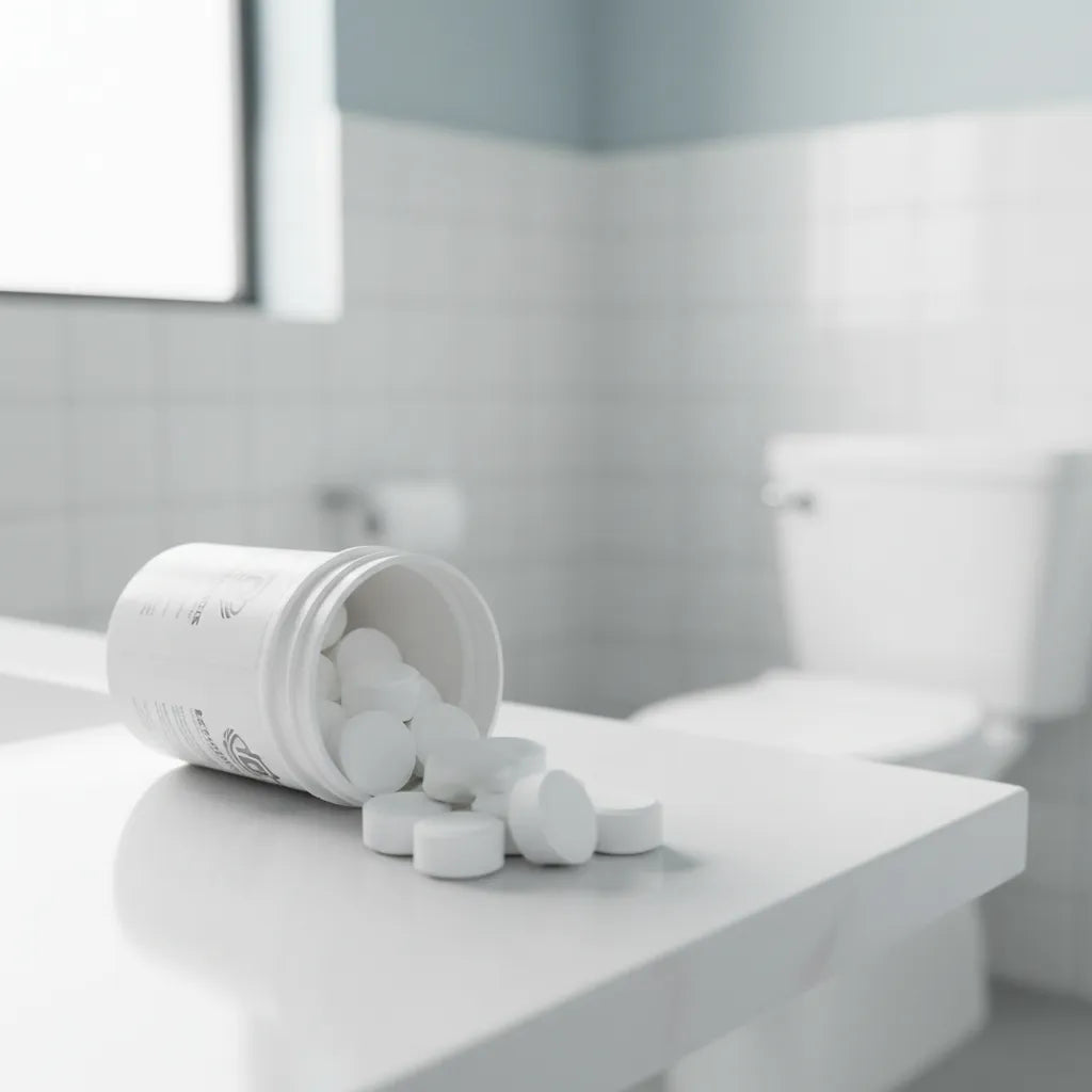 Caja 20u Pastillas De Cloro Para Inodoro Blanca 20gramos, 50unidades, total 1K Vapohouse