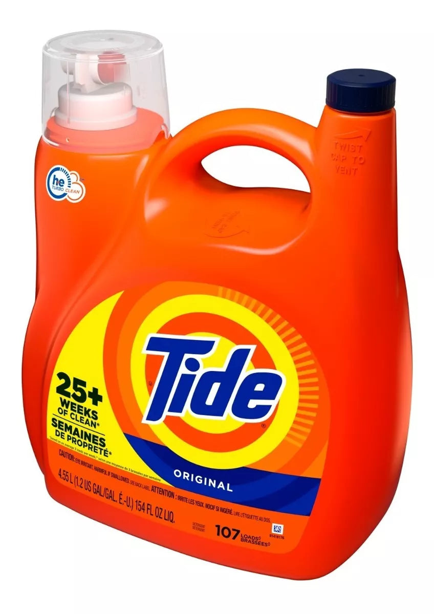 Detergente Liquido Orange Concentrado 125ld 3,69lt Tide