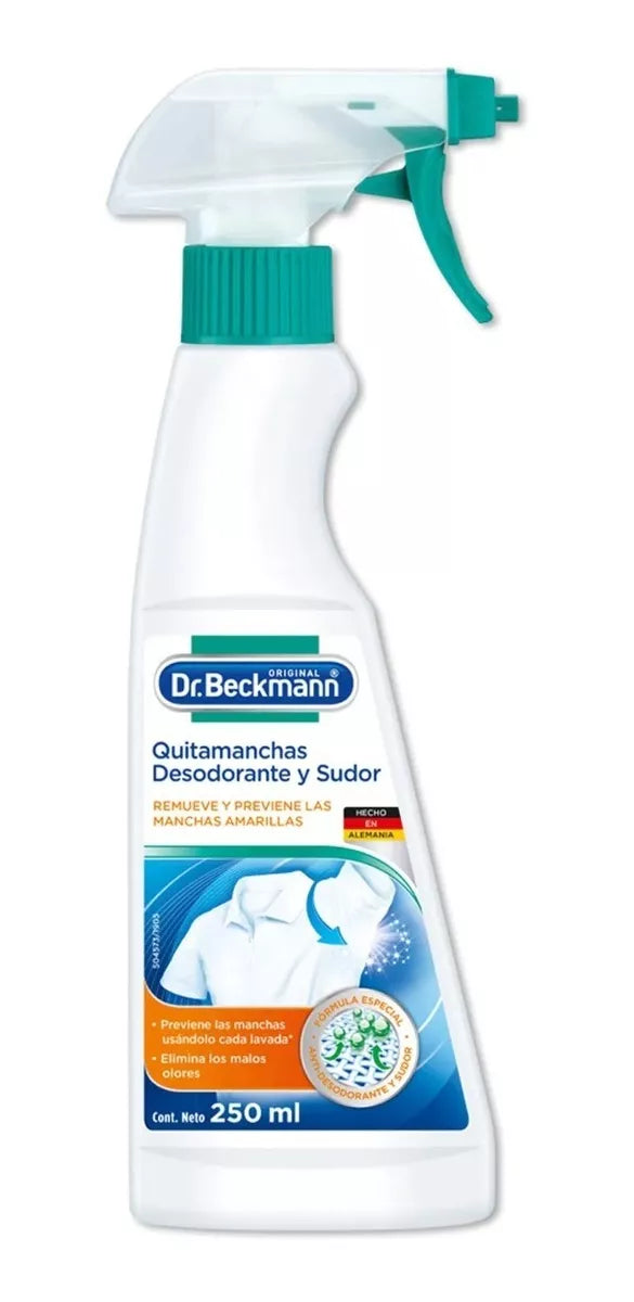 Quitamanchas Dr. Beckmann 66821 Desodorante Y Sudor Spray 250 Ml