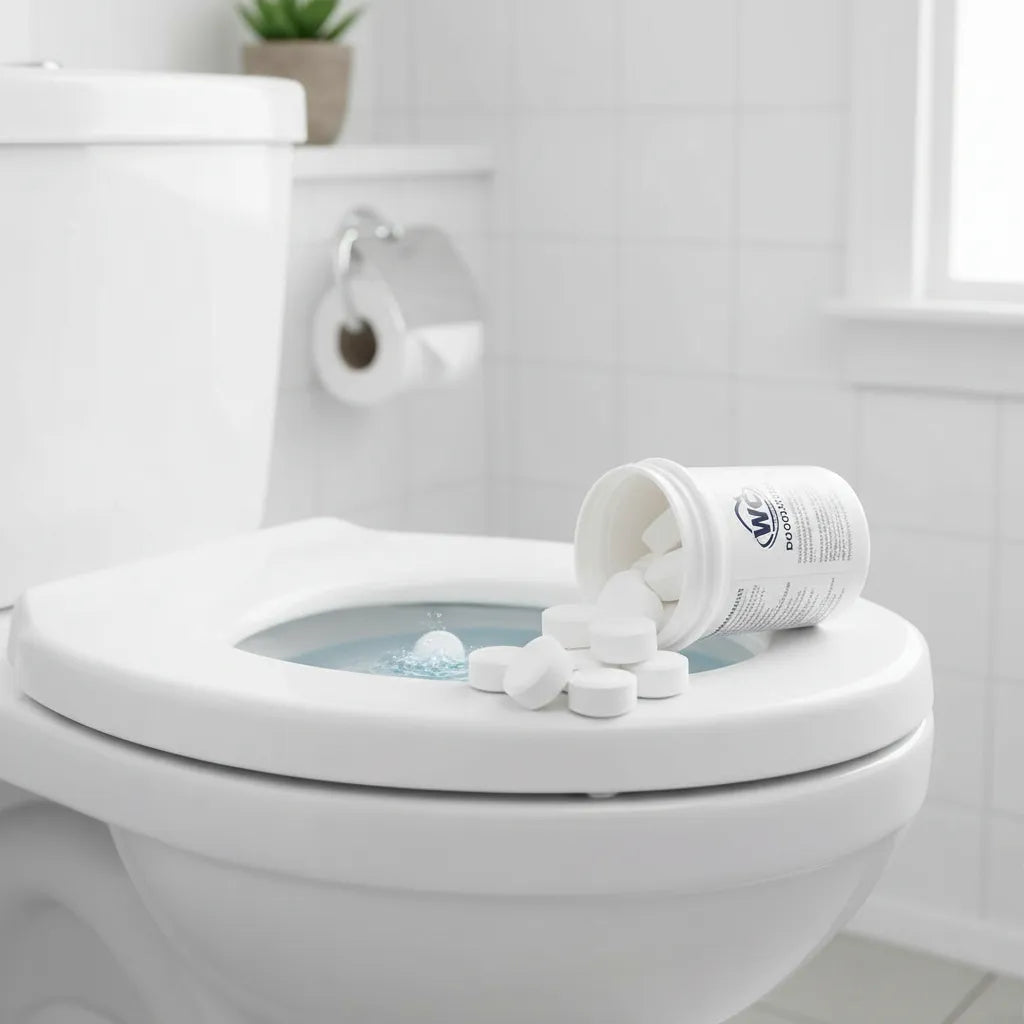 Caja 20u Pastillas De Cloro Para Inodoro Blanca 20gramos, 50unidades, total 1K Vapohouse