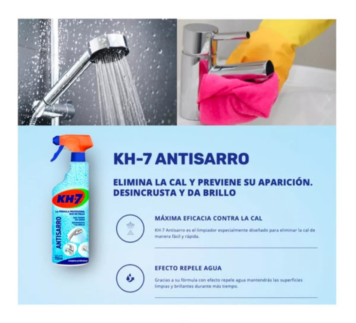 Limpiador antisarro Gatillo 750ml KH7