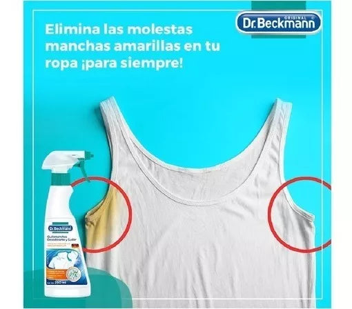 Quitamanchas Desodorante y Sudor 250ml Dr.Beckmann