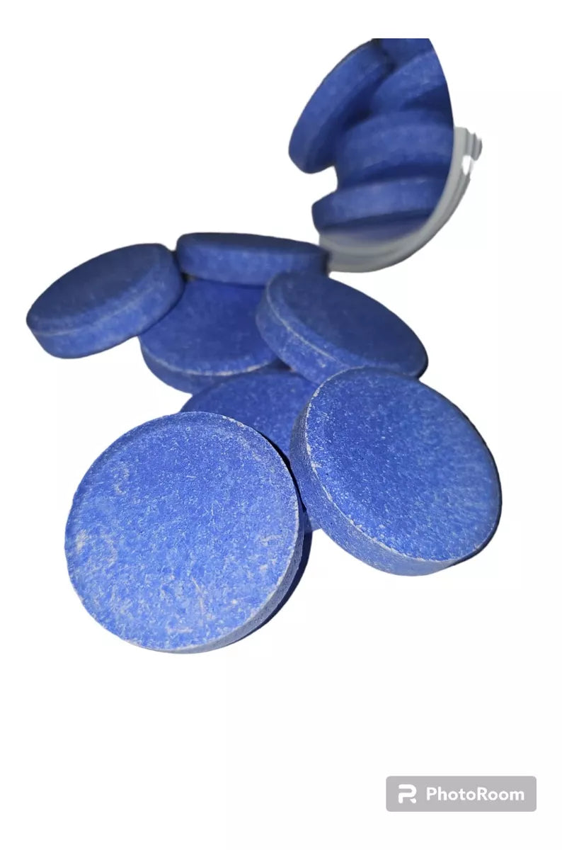 Pastillas De Cloro Para Inodoro Azul 40g 25u 1k Vapohouse
