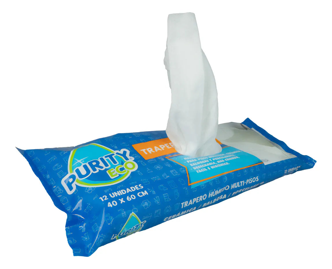 Trapero Humedo Limon 40 x 60cm 12u Purity Eco