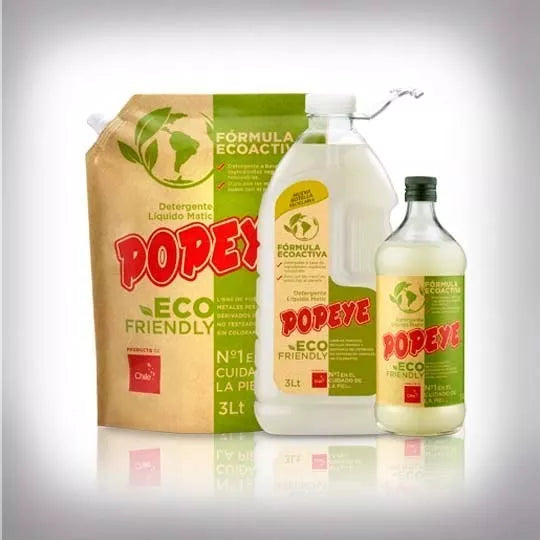 Detergente Liquido Eco Friendly DP 3L Popeye