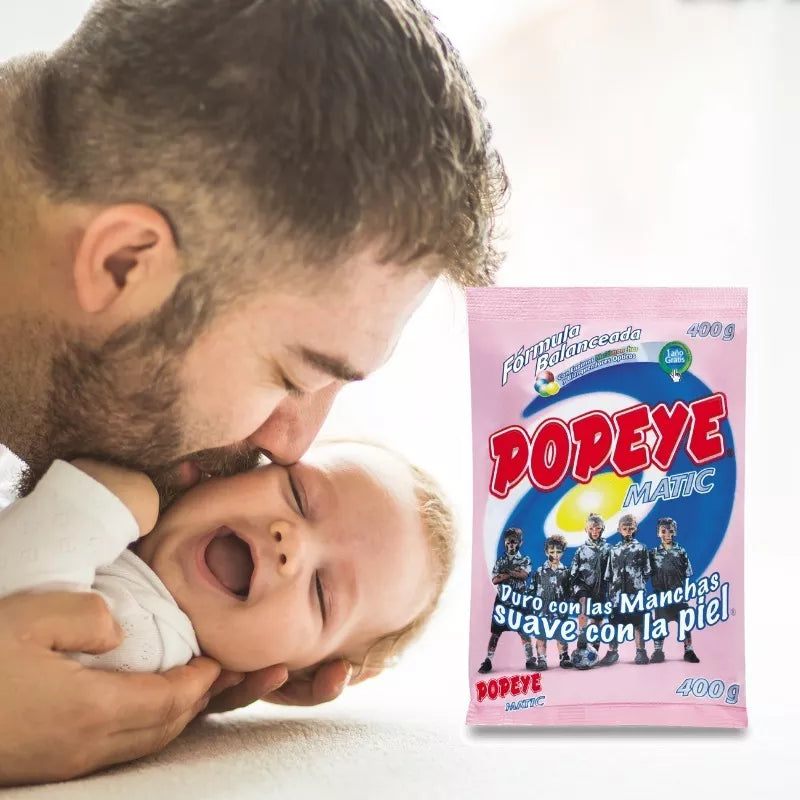 Detergente Polvo Popeye Matic 400g