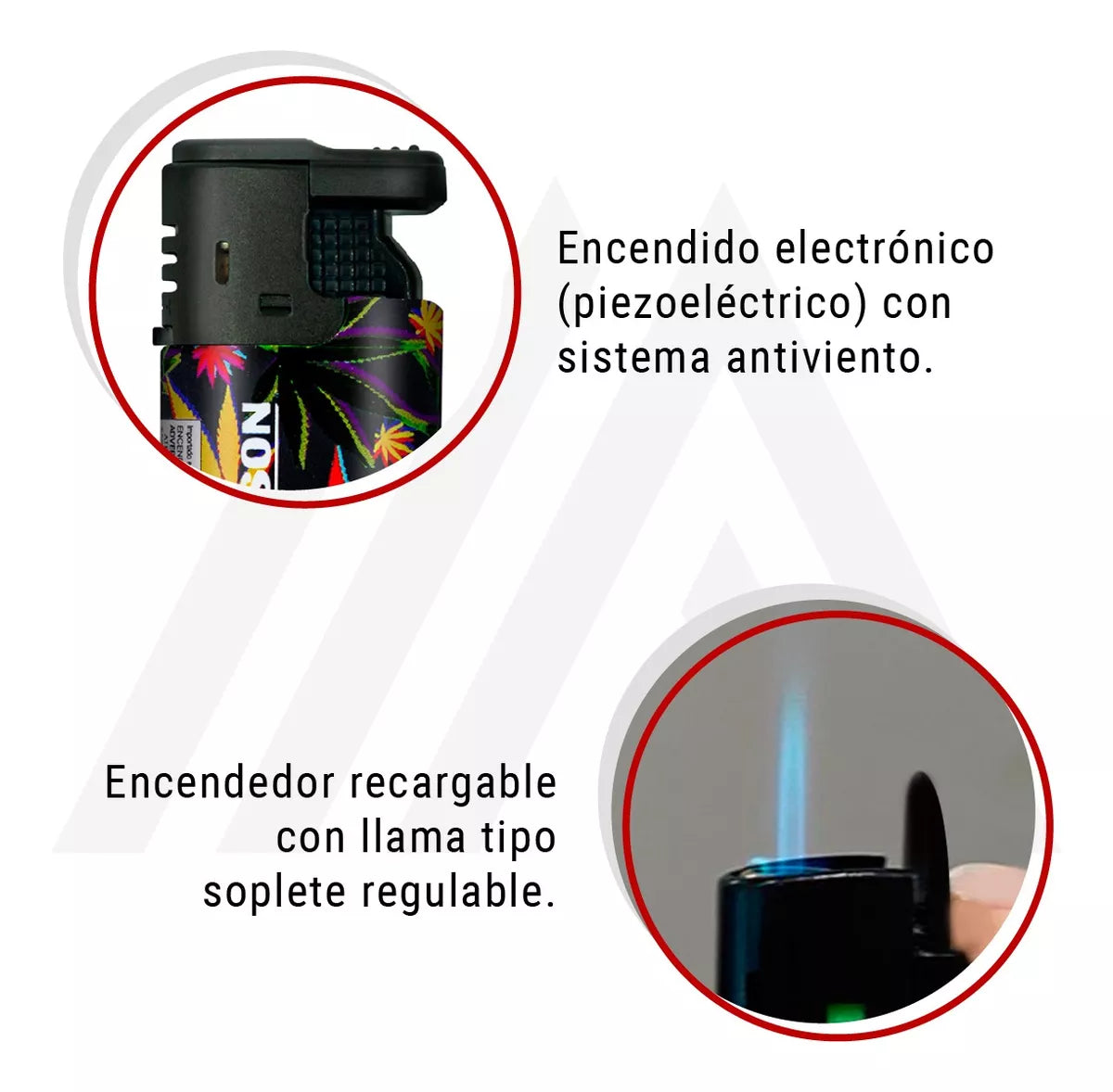 Pack 15u Encendedor Jet Flame 1un Ronson