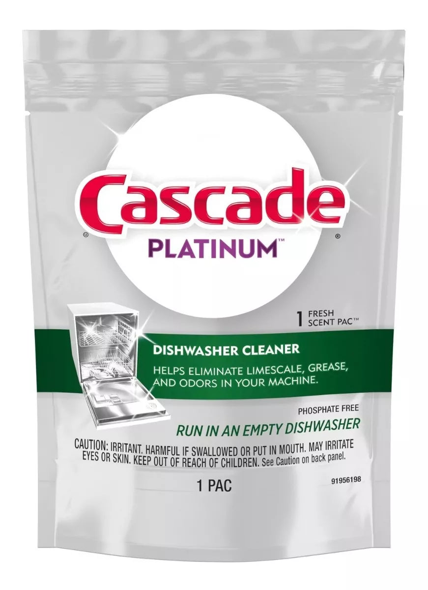 Limpiador Lavavajilla Cascade Dishwasher Cleaner 1un