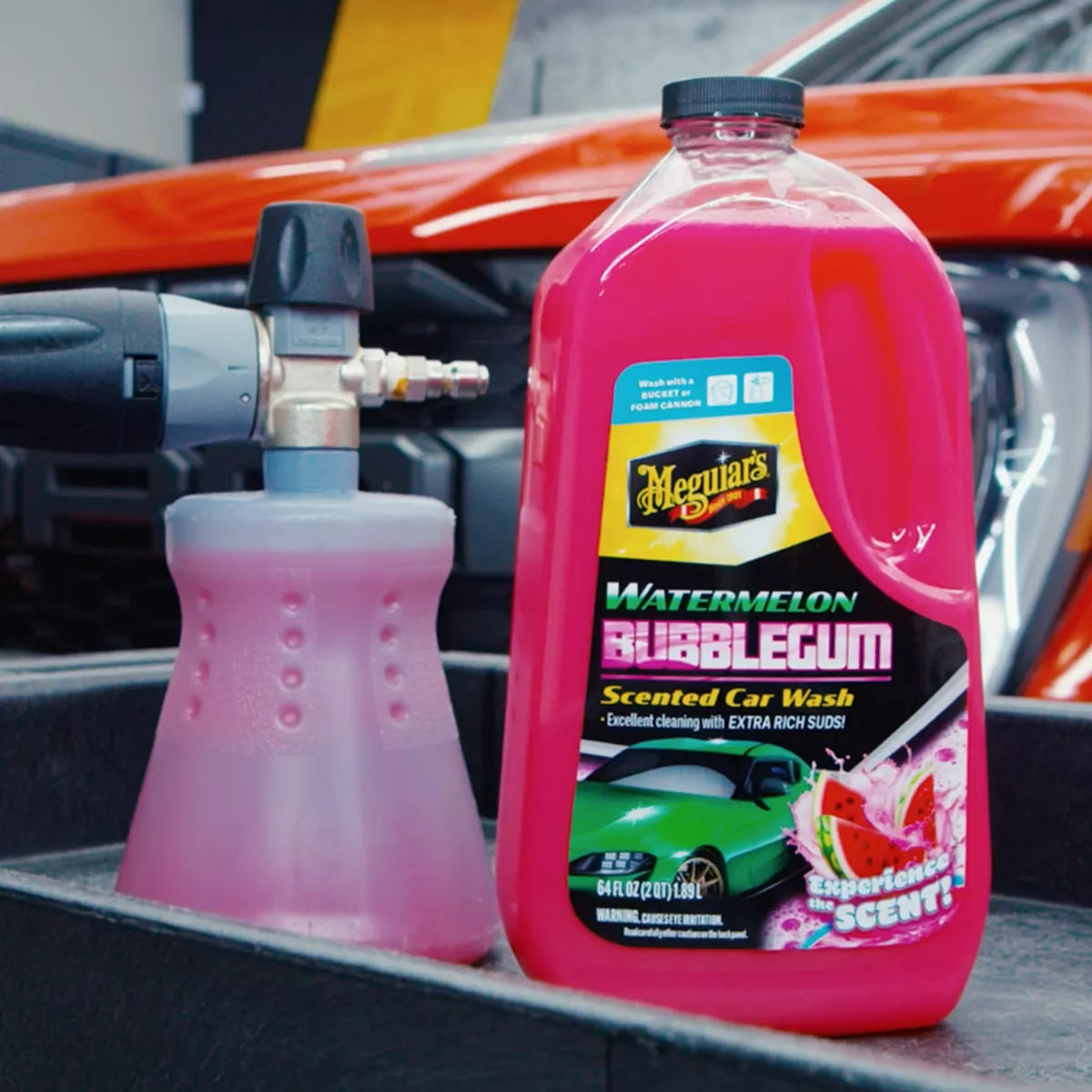 Shampoo Para Autos Watermelon Bubblegum Wash 1.89L (G250464 ) Meguiar’s