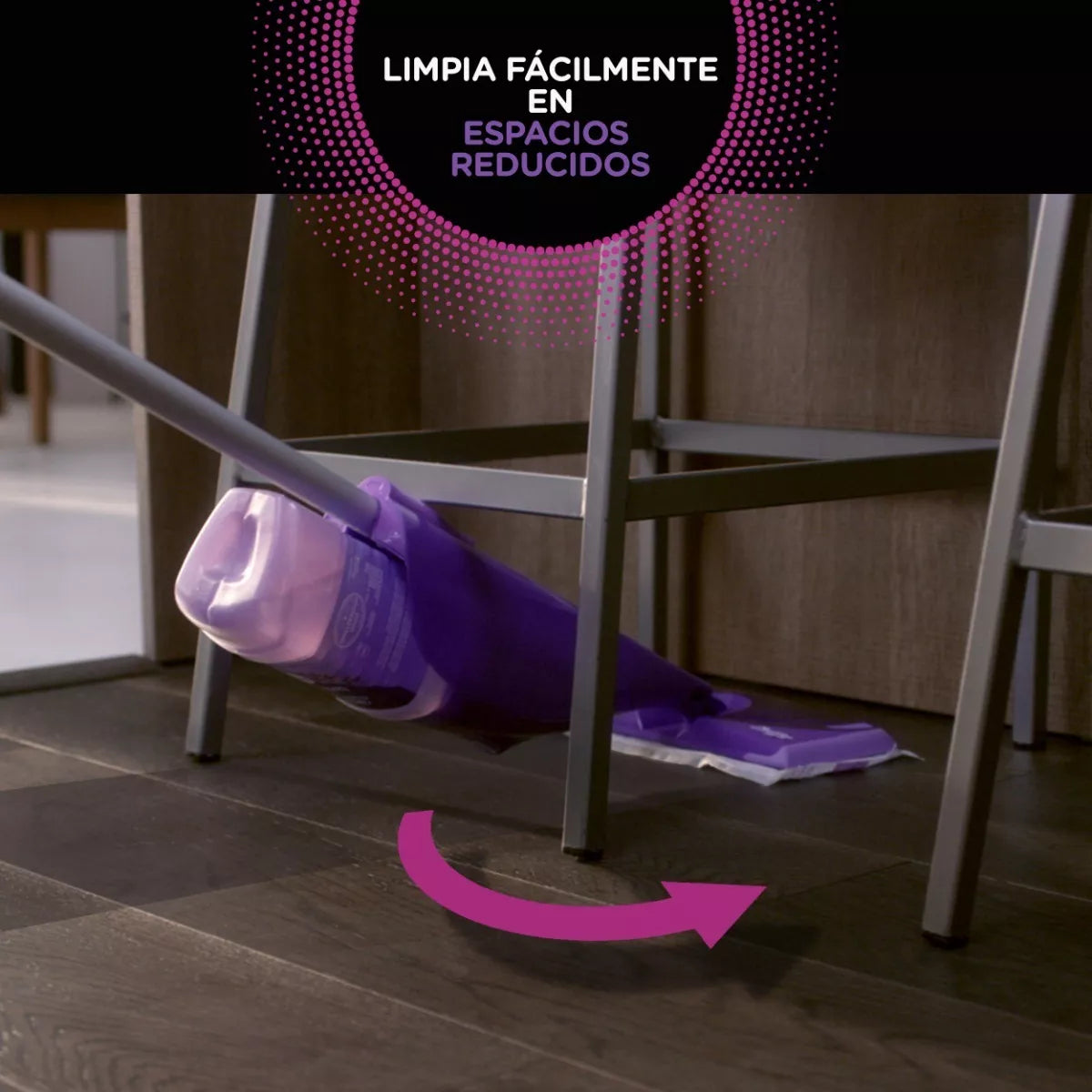 Kit Mopa Plana Wet Jet Mop + 1 Liquido + 5 Paños Swiffer